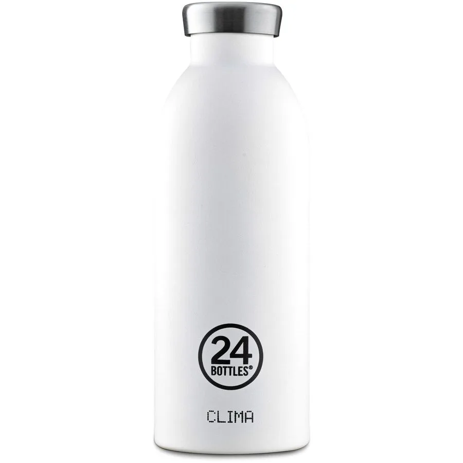 Thermosflasche 24 Bottles Weiss Edelstahl 20.5 cm - Farbe: Ice White