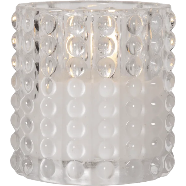 Star Trading - LED Ljus Flamme Dotty - Batteriljus - Transparent