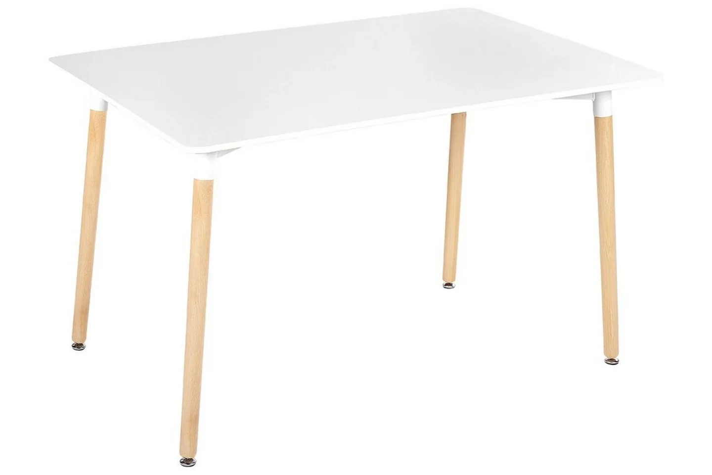 Matbord Medvina 80x120 cm - Vit/Ljusbrun