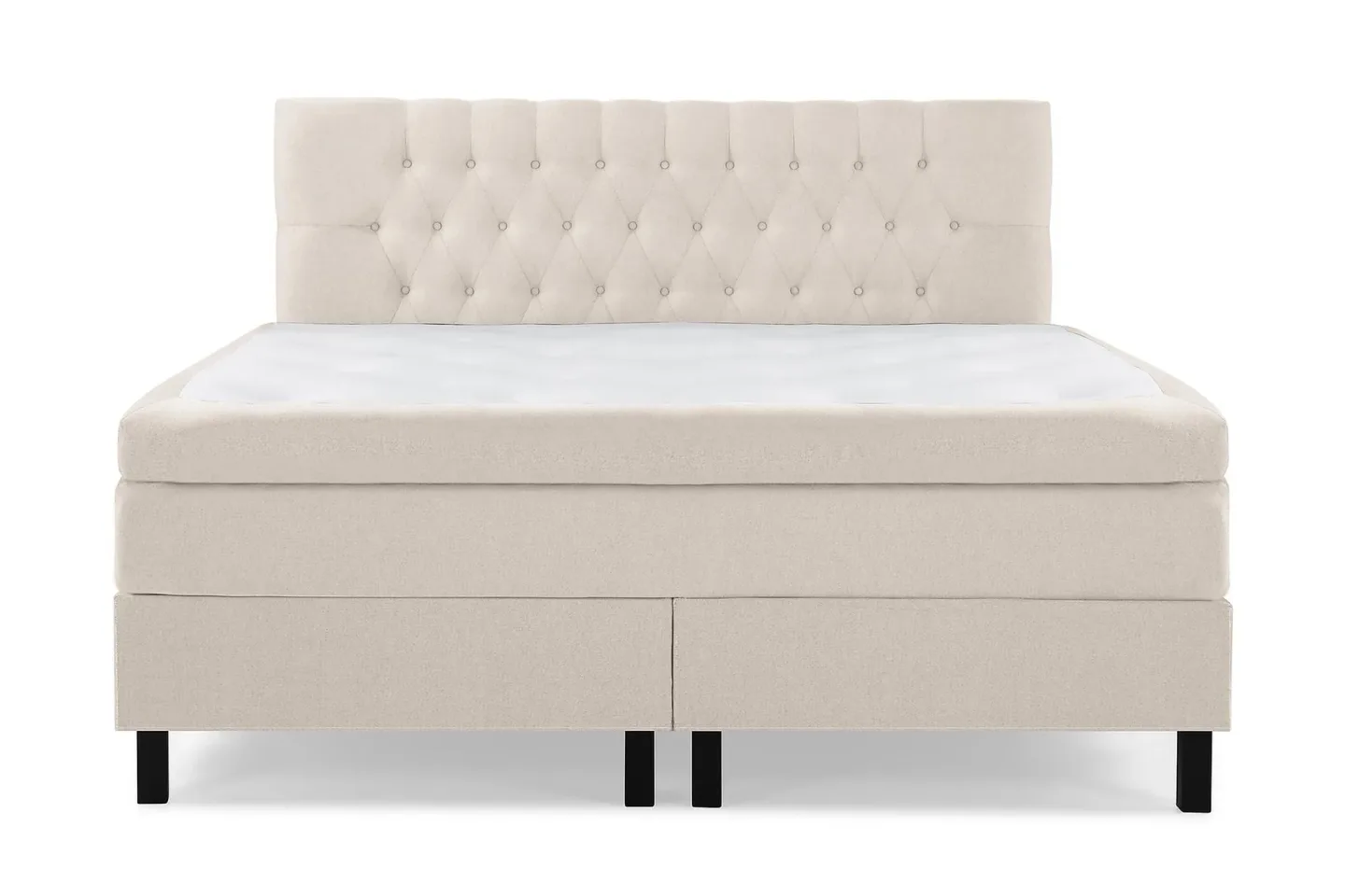 Lucky Kontinentalsäng 160x200Memorymadrass - Beige