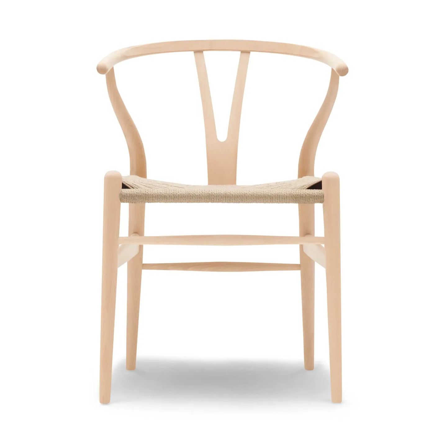 Carl Hansen & Søn CH24 Y-stol Såpad bok-naturflätad