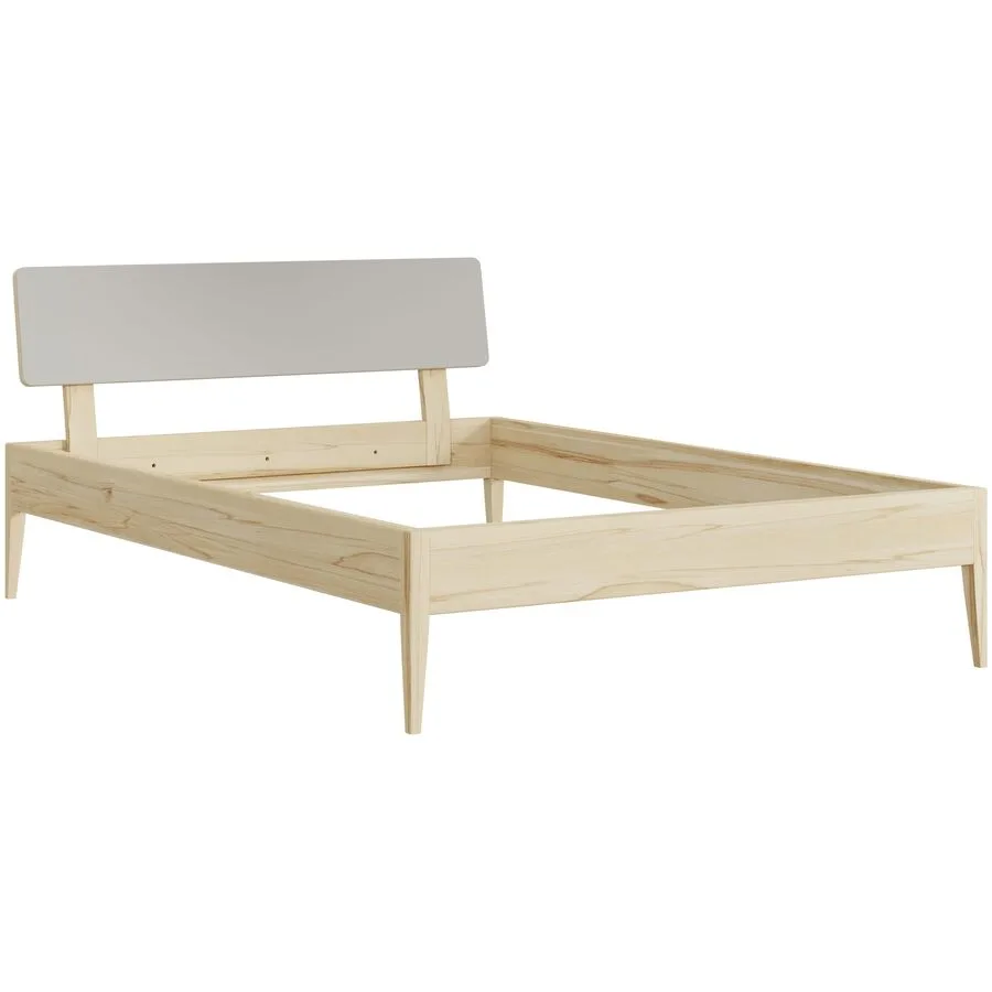 Bett Lund Kernbuche Massivholz Massivholz 140 x 200 cm - Möbel Konfigurator: Traummöbel individuell zusammenstellen