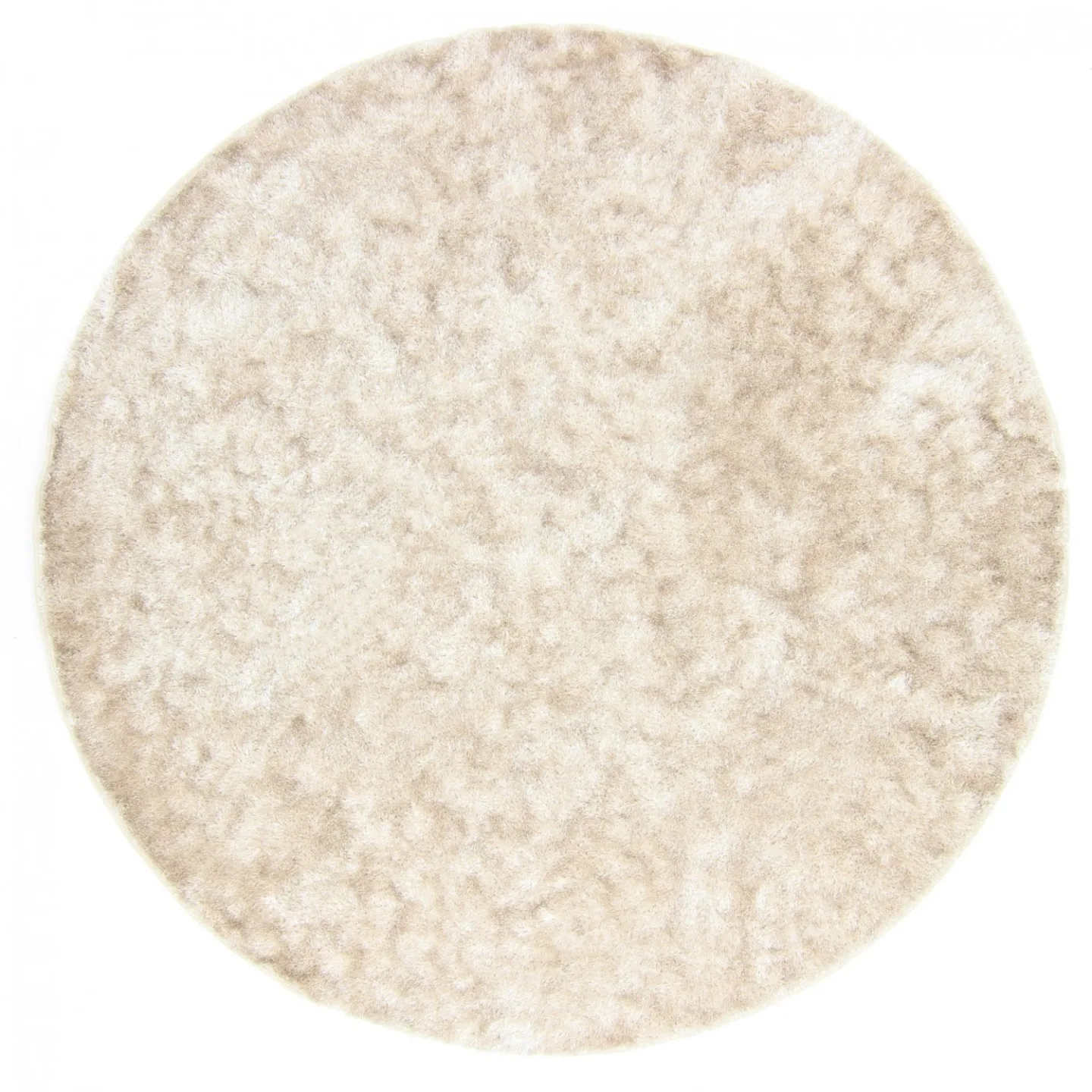 Runde tepper - Cosy (beige) (Størrelse: Ø 80 cm)
