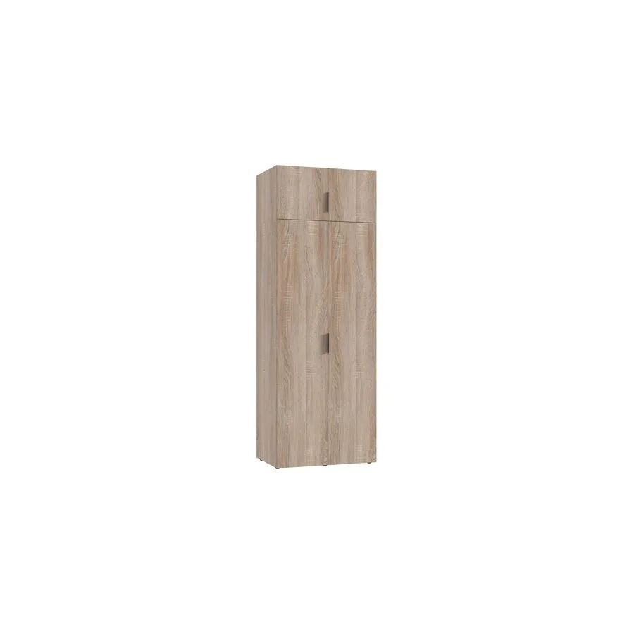 Kleiderschrank Modu eiche Holzwerkstoff B 80 cm
