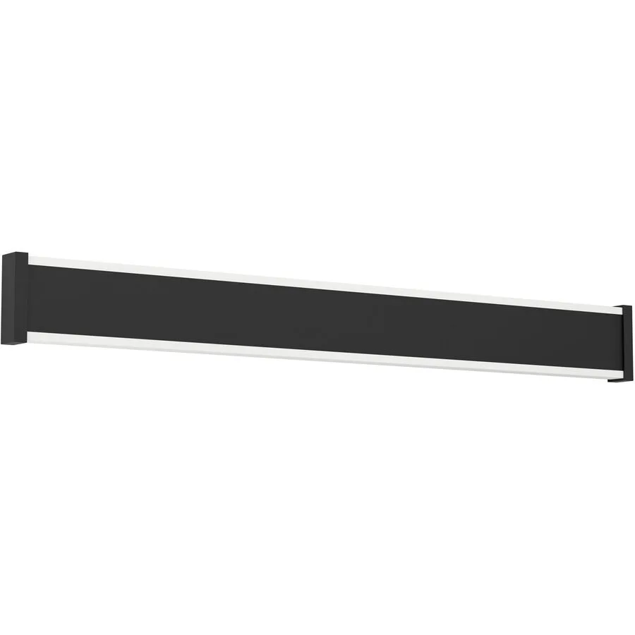 Eglo Wandlampe aussen Neviano Schwarz Stahl/Kunststoff 6.5 cm - Material: Kunststoff/Stahl - LED - Lichtfarbe: Warmweiss - LED Energiesparlampen