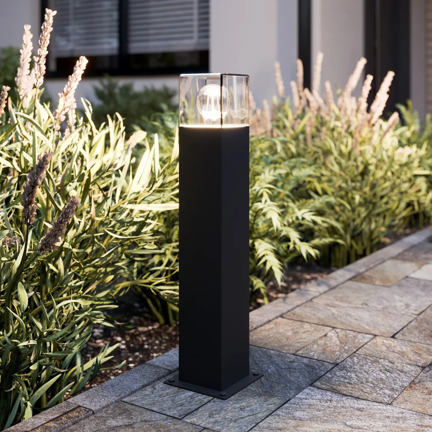 Keke Trädgårdslampa H50 Anthracite - Lucande - Terrass - Modern - Metall - Med en ljuskälla