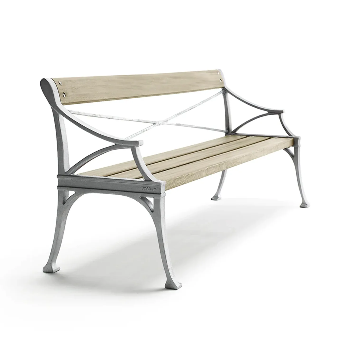 Byarums Bruk - Soffa Lessebo - Obehandlad Accoya/Natur - Soffor utomhus - Björn Alge - Metall/Trä