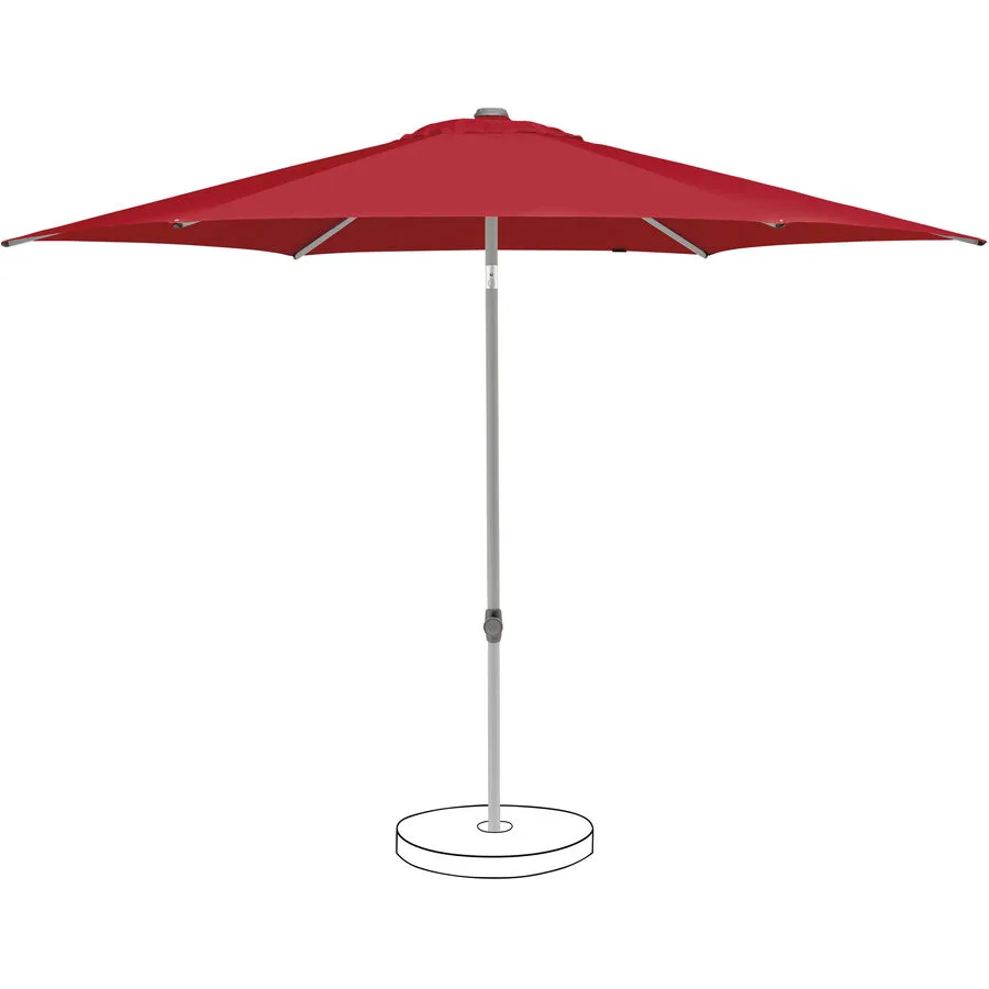 Suncomfort BY GLATZ Sonnenschirm Pop up Rot Polyester 250 cm 250 cm