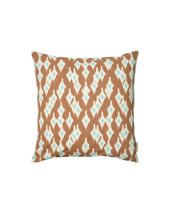 Ikat Diamond pudebetræk mocha