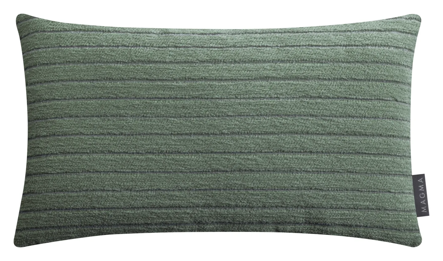 Magma Kissenhülle Stripy, Dunkelgrün 50x30 cm Grün | Schubiger Möbel