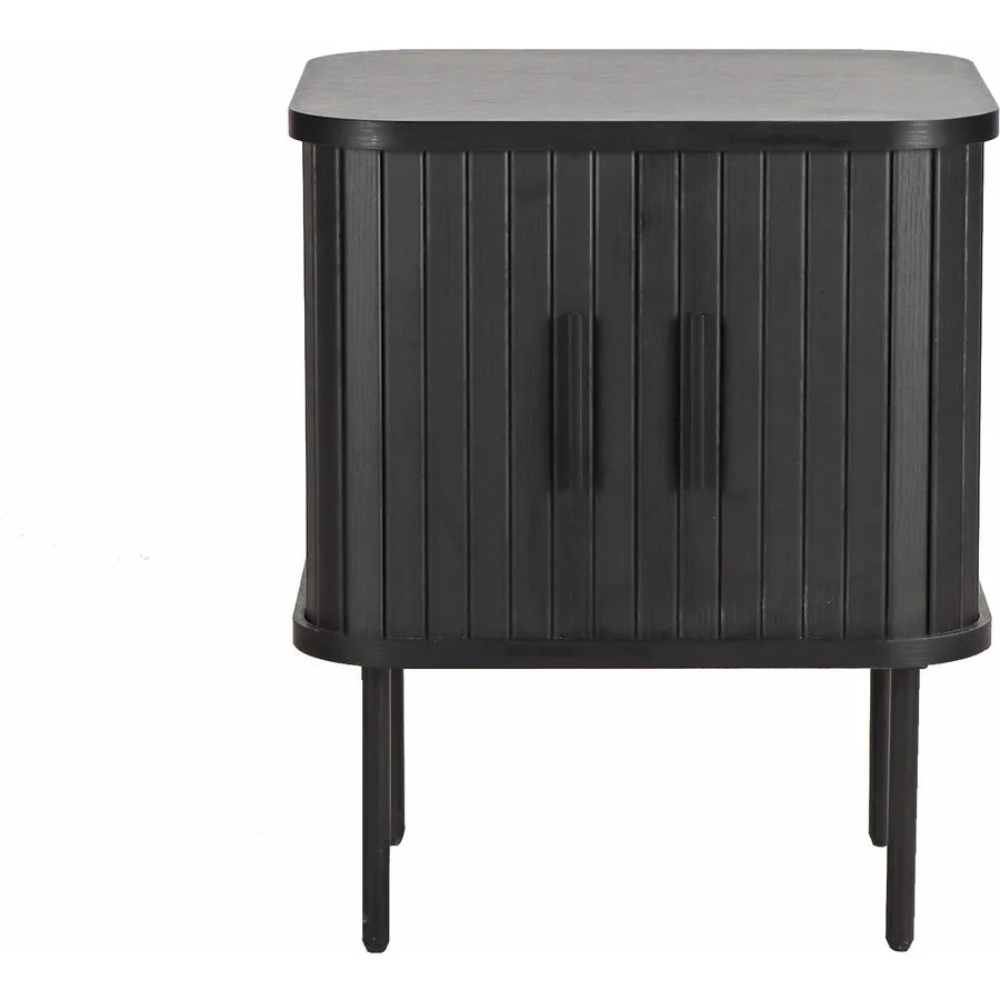 Nachttisch Zamio schwarz Melamin B 45 H 55 cm