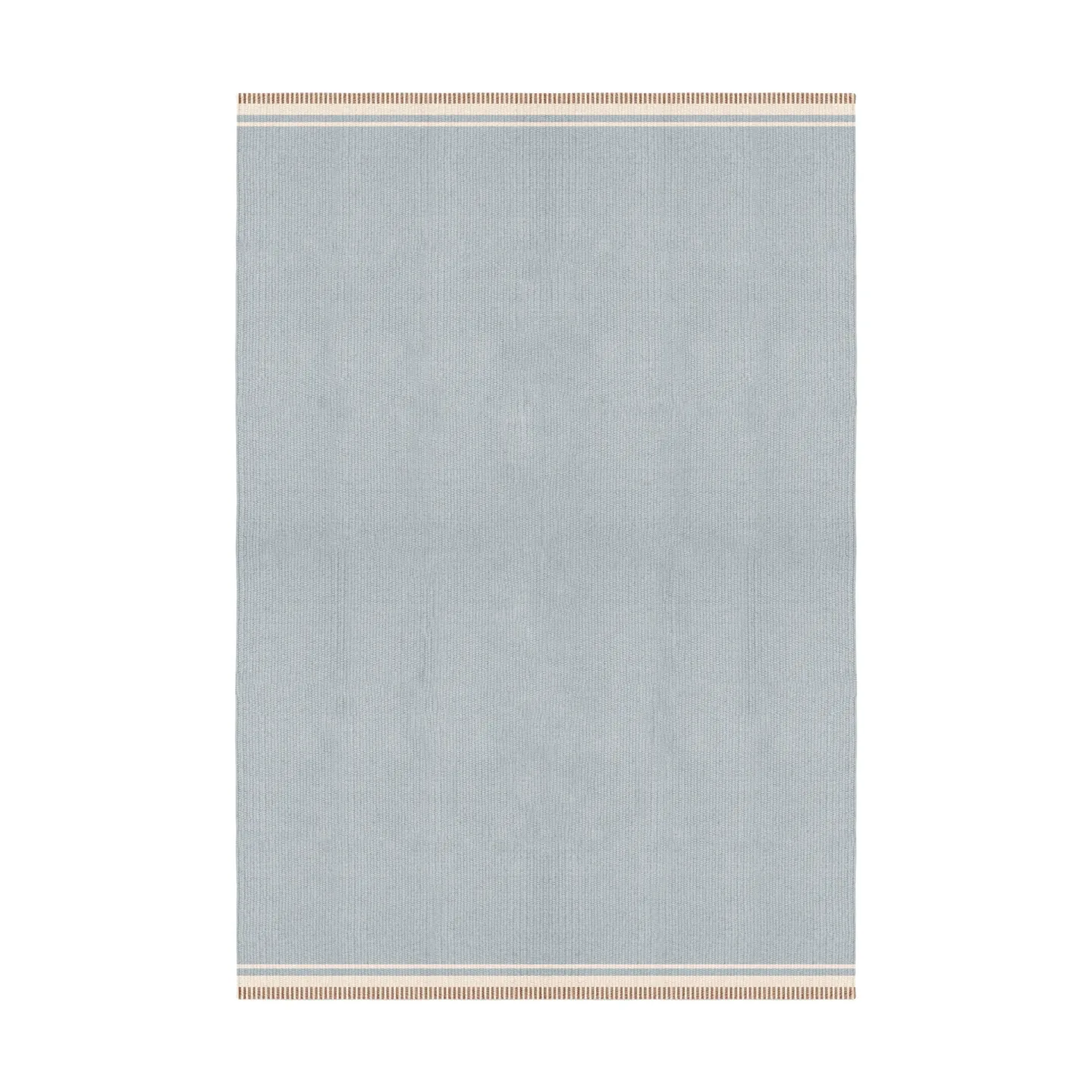 Layered Röllakan Solid ullmatta Sky blue, 250x350 cm