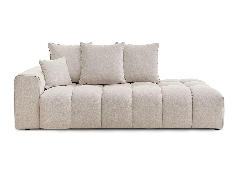 3er Sofa BOBOCHIC MONT-BLANC Stoff chiniert beige