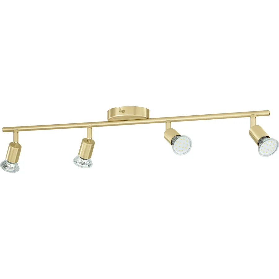 Eglo Spot Buzz-LED Stahl 6.5 cm - Farbe: messing gebürstet/smoky