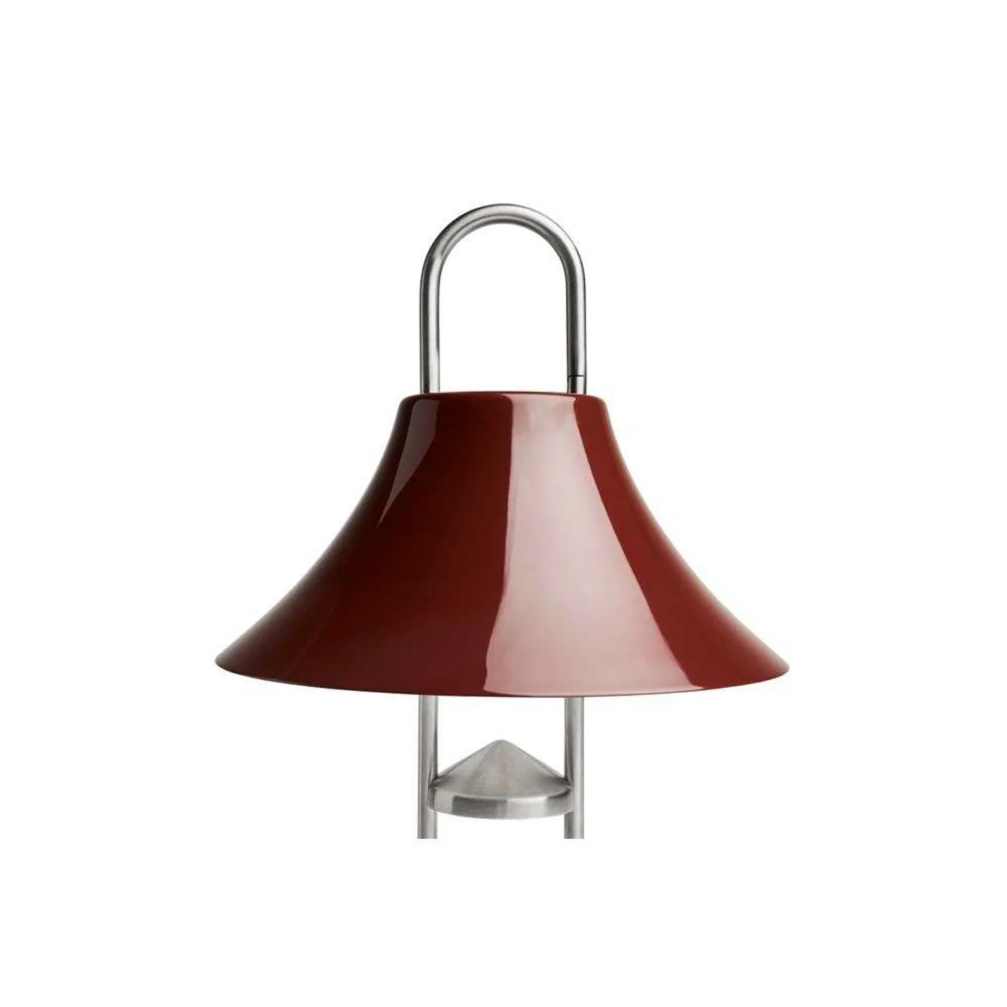 Mousqueton Portable Tischleuchte Iron Red - HAY - Wohnzimmer - Metall