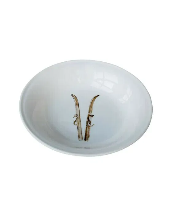 Zermatt dyb tallerken hvid