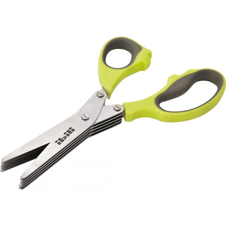 Kräuter- und Gewürzschneider Ibili grün Edelstahl/Kunststoff H 1.6 cm