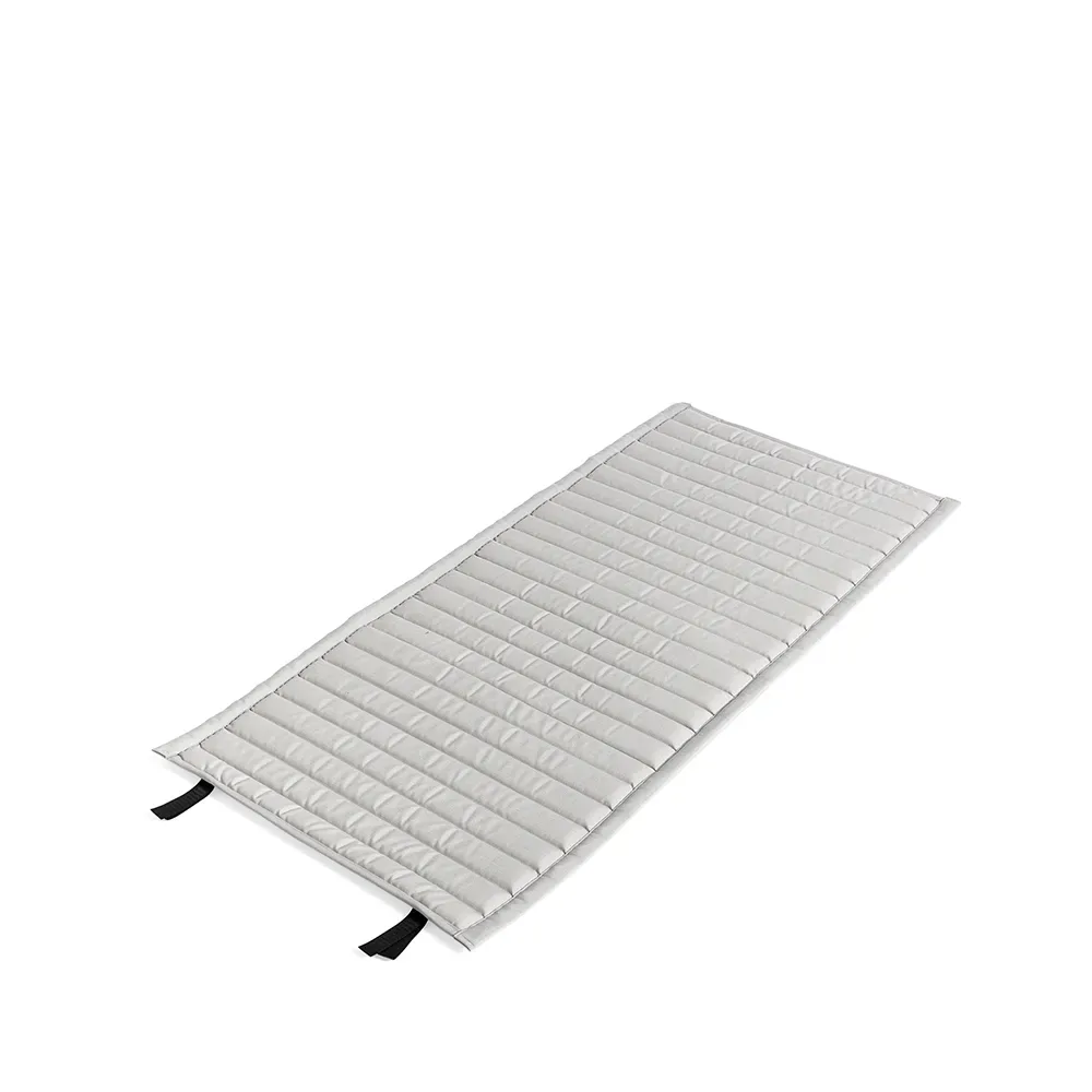 HAY Palissade Quilted Kissen Sky grey, für Lounge-Sessel low