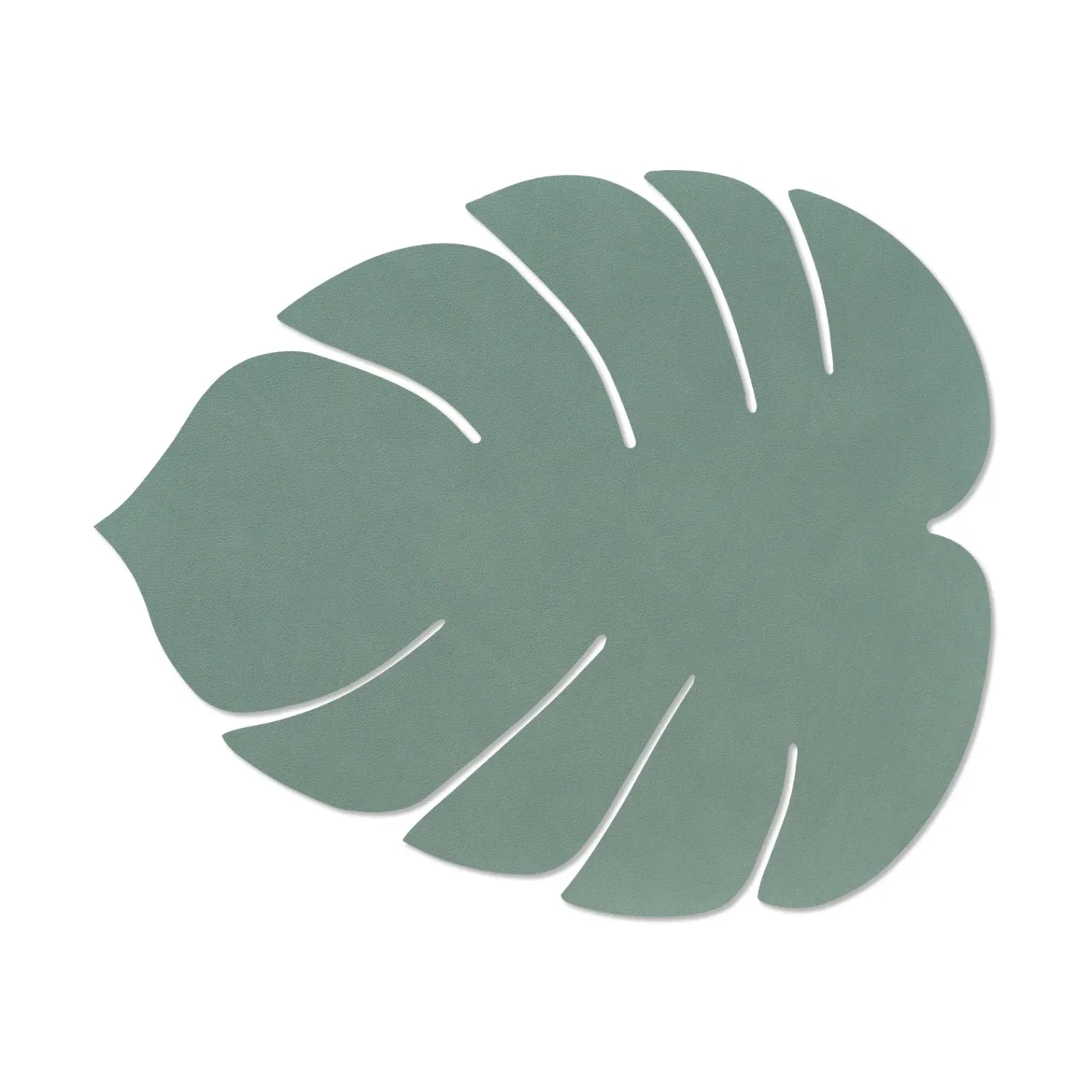 LIND DNA Monstera Leaf Nupo bordstablett L Pastellgrön