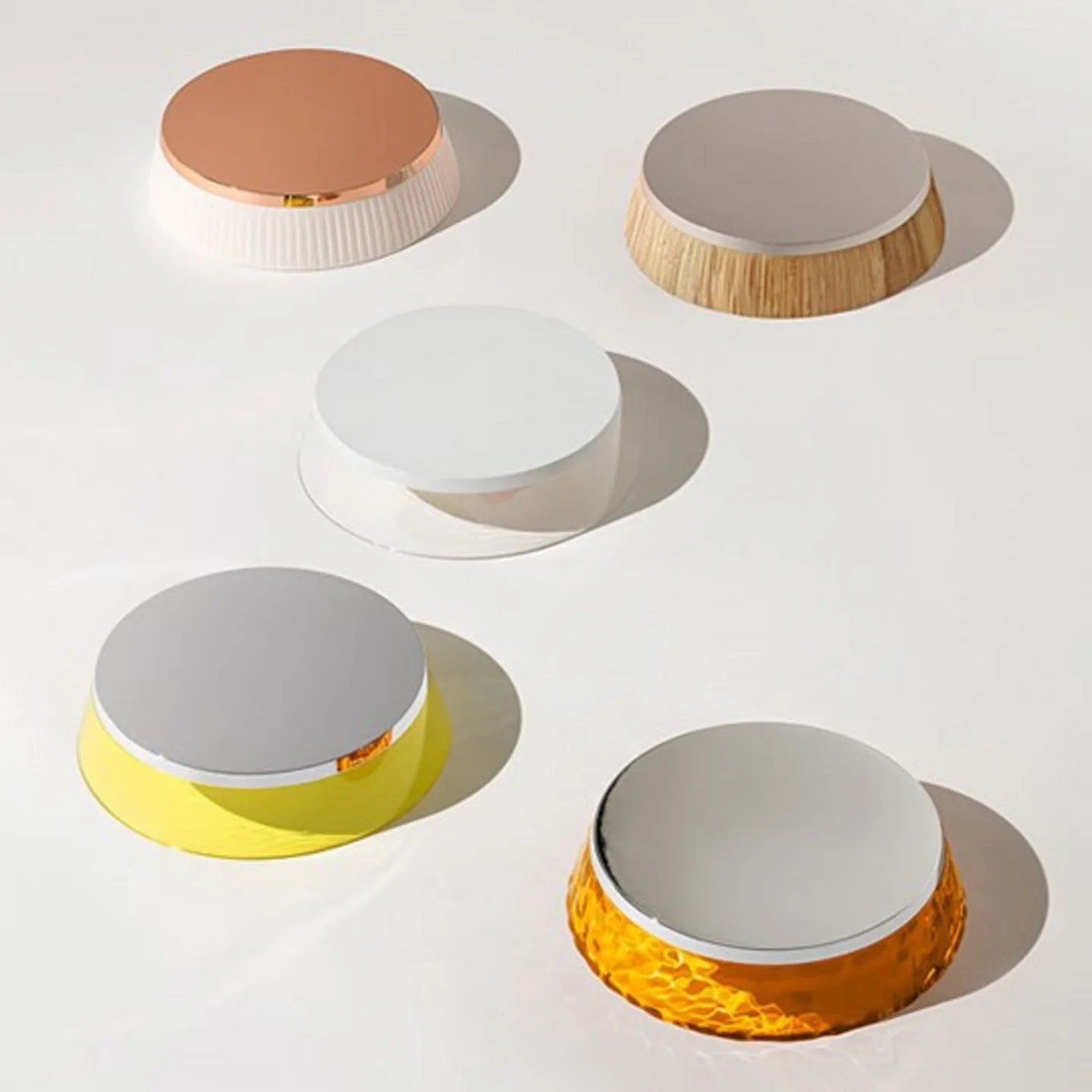 Bon Jour T Bordlampe Hvit/Fumé - Flos - Stue - Plast