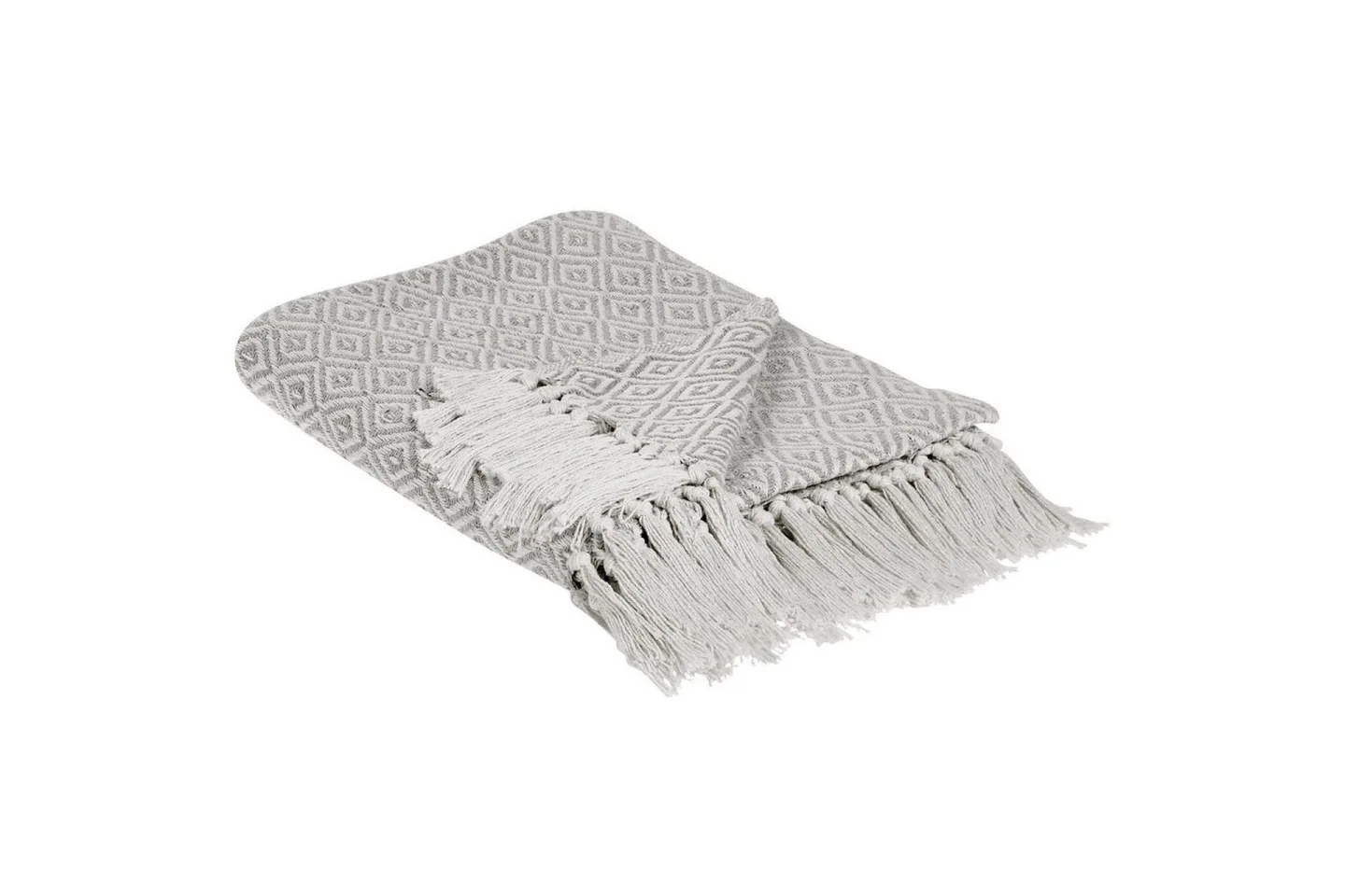 Pläd Mityal Beige/grå - Beige/grå
