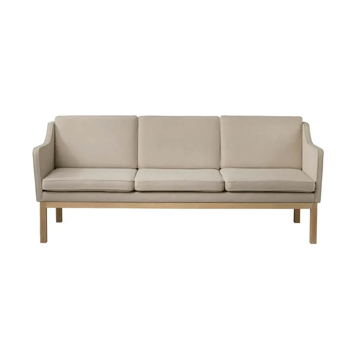 FDB Møbler MK46 Mogens Koch 3-sitziges Sofa Lacquered oak-beige 90