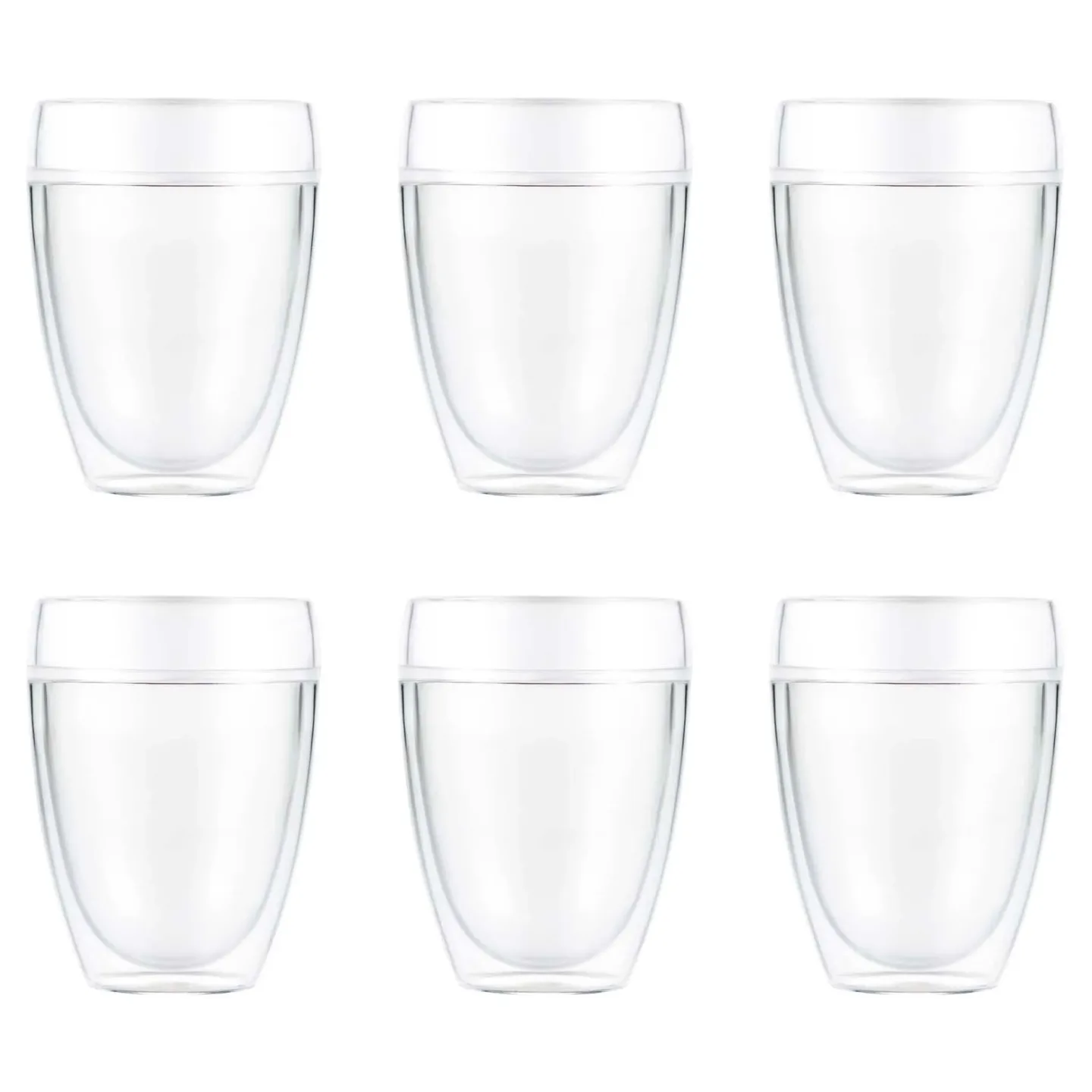 Bodum Pavina Outdoor dubbelväggigt plastglas 6-pack 35 cl