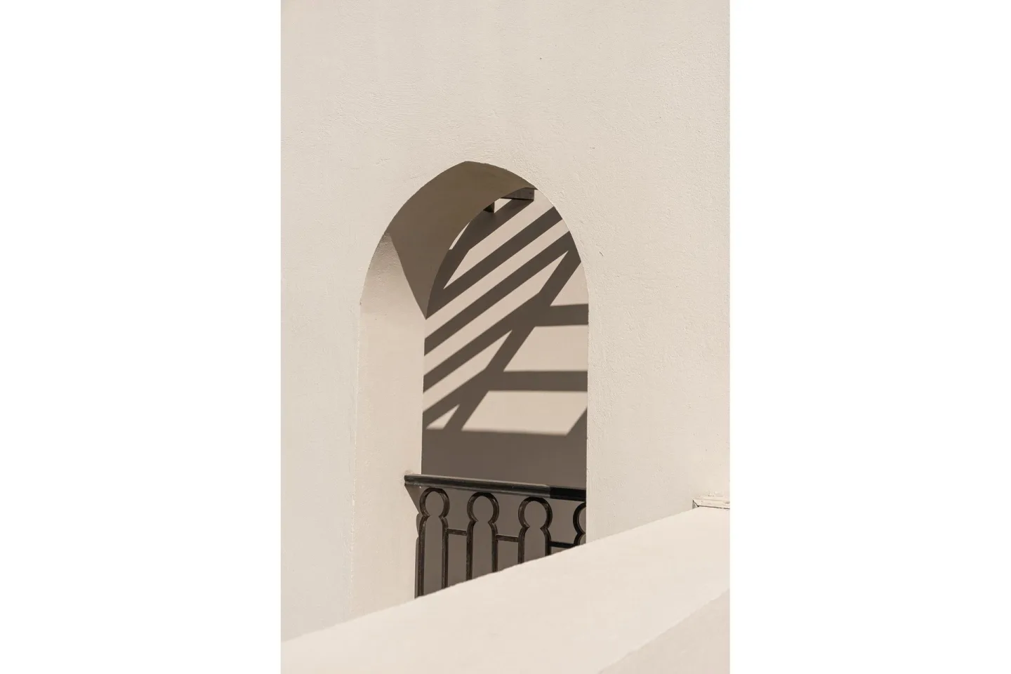 Poster Balcony 21x30 cm - Vit