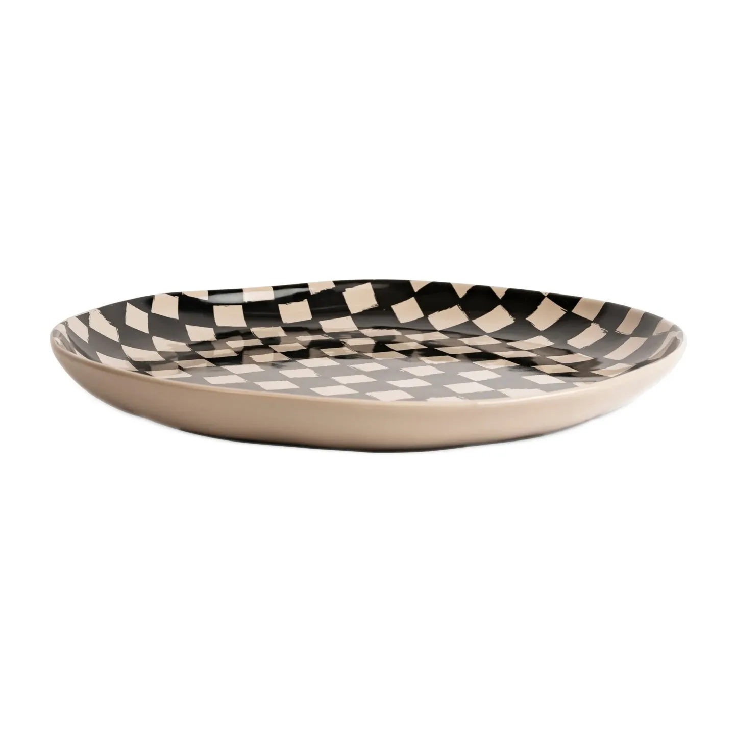 Byon Lexi Servierteller Ø 37 cm Schwarz-Beige