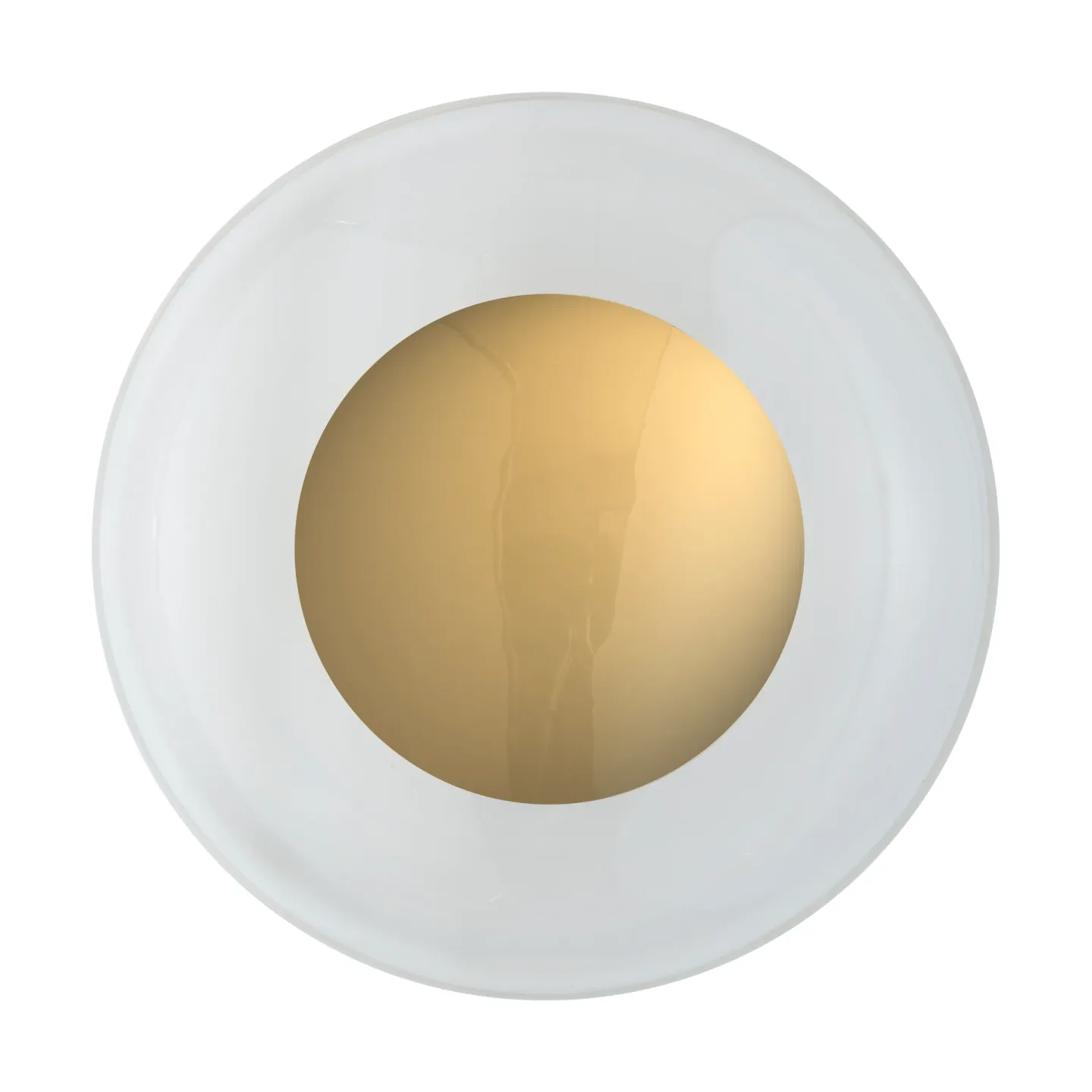 EBB & FLOW Horizon surface Wandleuchte Clear, Ø36 cm