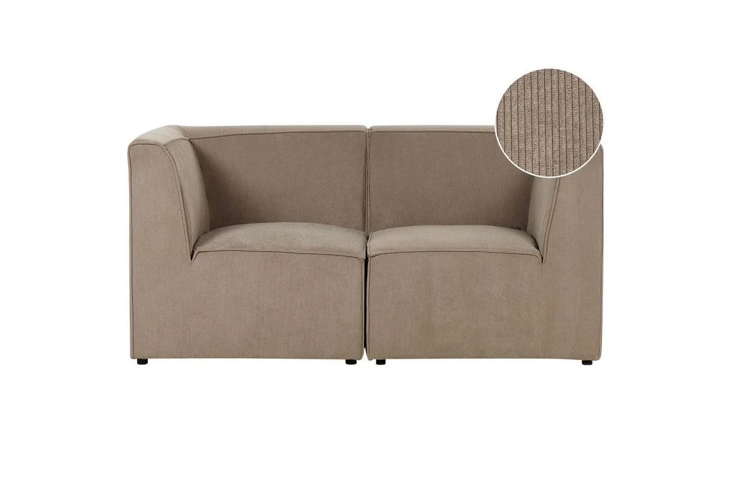 2-sitssoffa Lemvig Taupe - Taupe