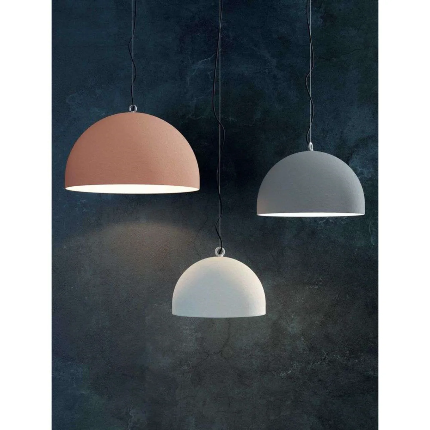 Urban Concrete Dome Hängelampe, Ø50cm, grau - Diesel Living Diesel Living with Lodes - Esszimmer - Beton