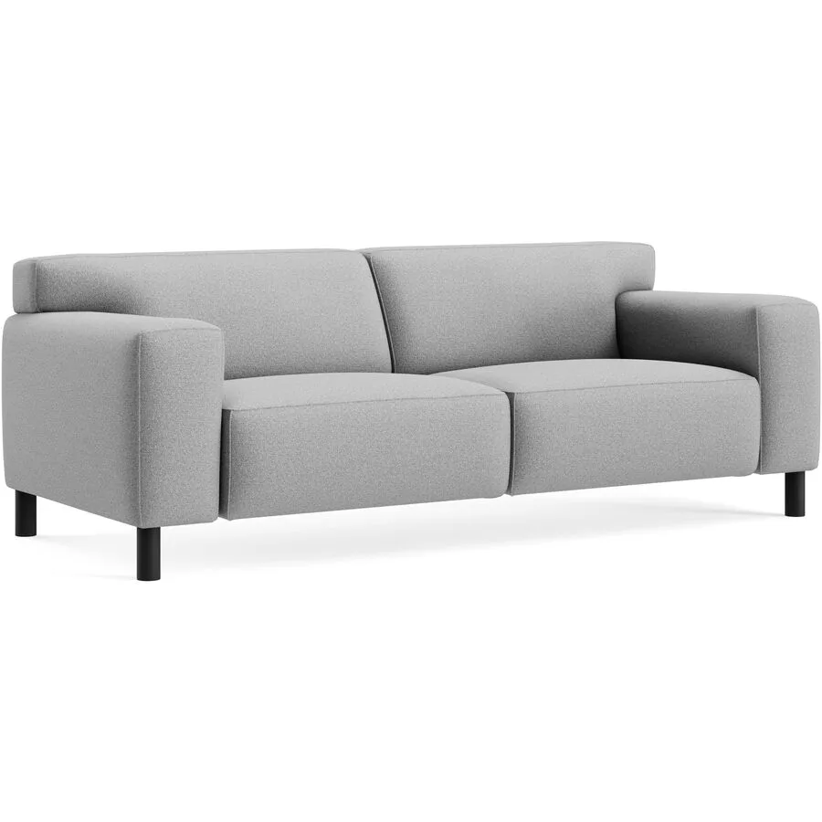 Sofa Vada Silber Stoff 230 cm 94 cm - Möbel Konfigurator: Traummöbel individuell zusammenstellen
