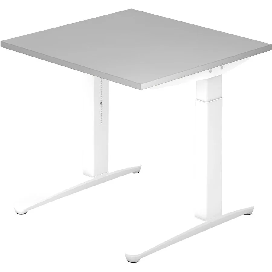 Schreibtisch Office grau Holzwerkstoff B 80 T 80 cm