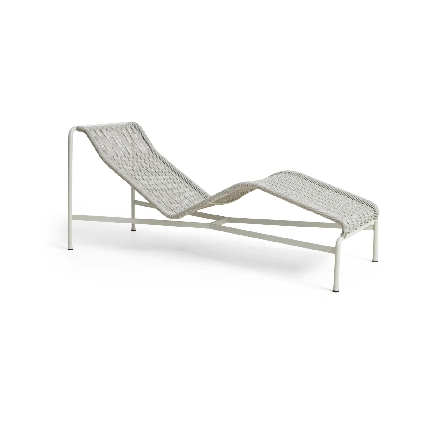 HAY Palissade Cord Chaiselongue Sky grey