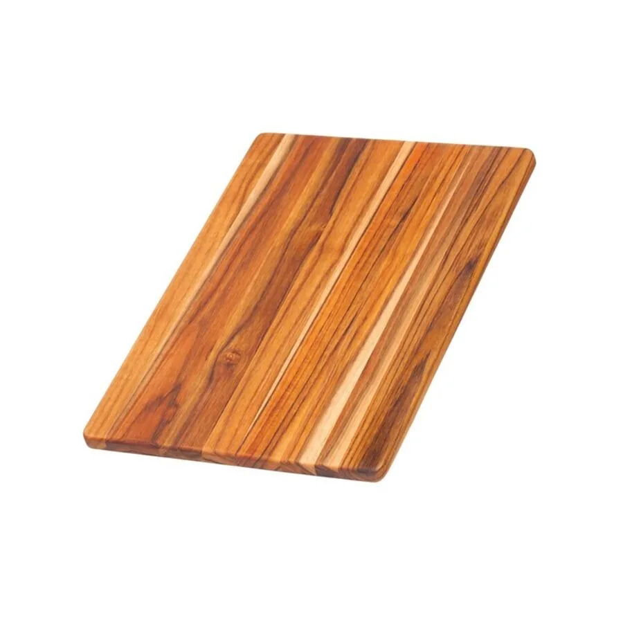 TEAKHAUS Schneidebrett Teak Haus natur Teakholz massiv B 30.5 T 20 cm