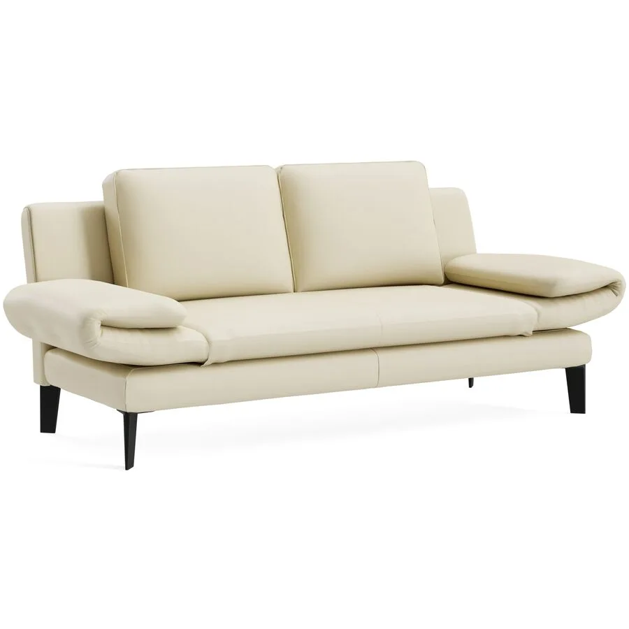 Sofa Jarek Leder elfenbein B 281 T 83 cm - Möbel Konfigurator: Traummöbel individuell zusammenstellen