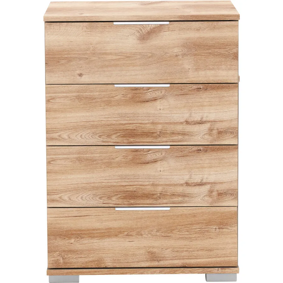 Nachttisch Peyton A Plankeneiche Holzwerkstoff B 52 H 74 cm