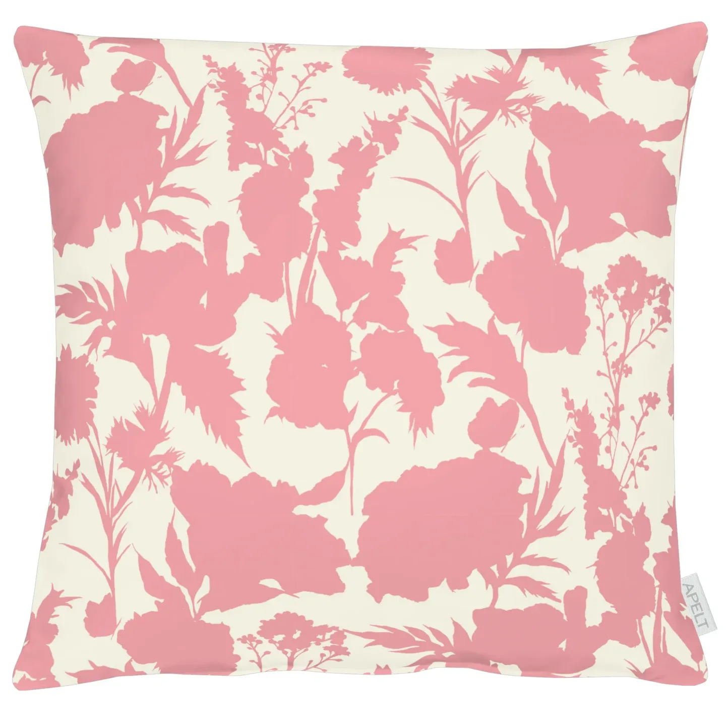 Apelt Kissenhülle Blumenwiese Pink 50x50 cm Rosa | Schubiger Möbel