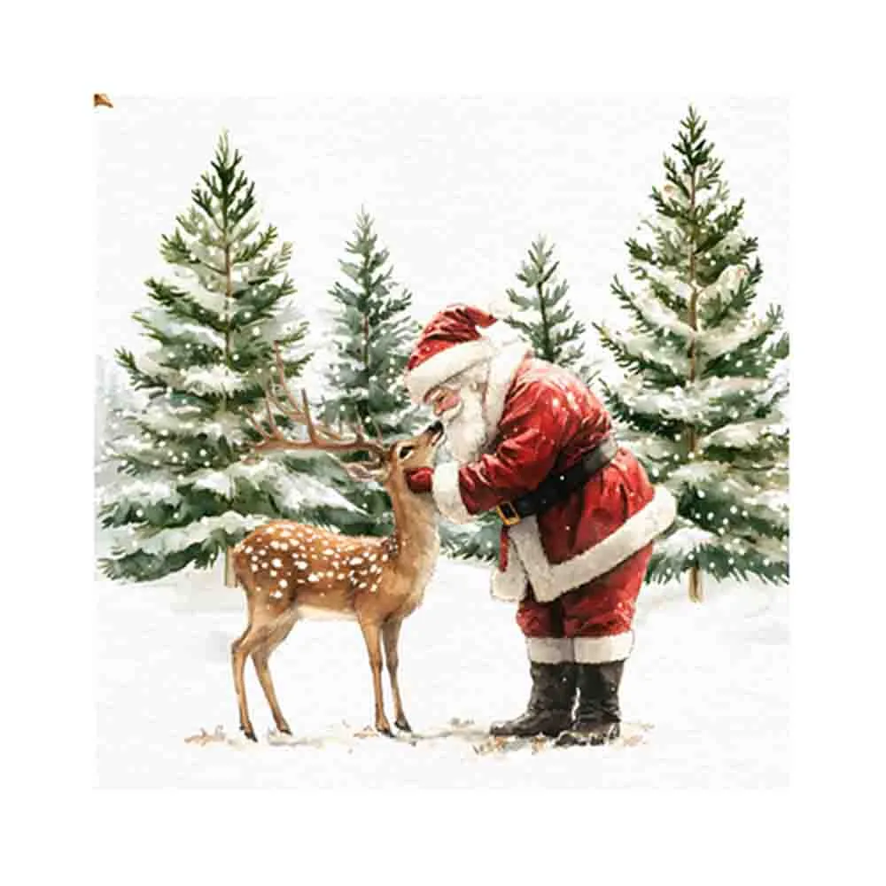 Julservetter Tomte & Rådjur