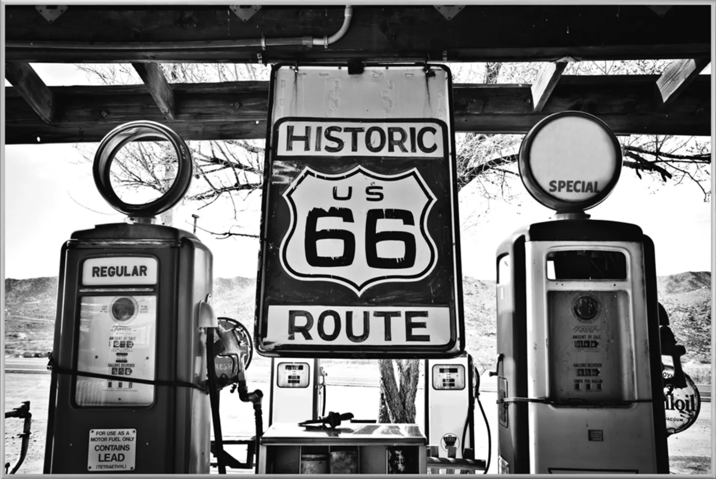 image LAND Bild mit Rahmen Route 66 | Schubiger Möbel
