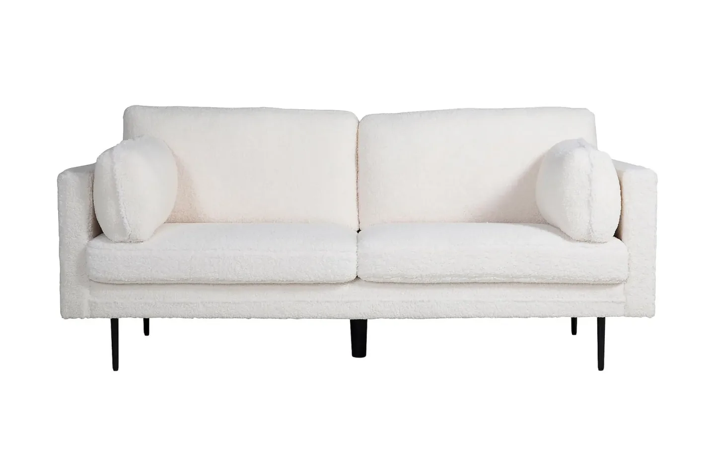 Boom 3-sits soffa, teddymaterial - Vit