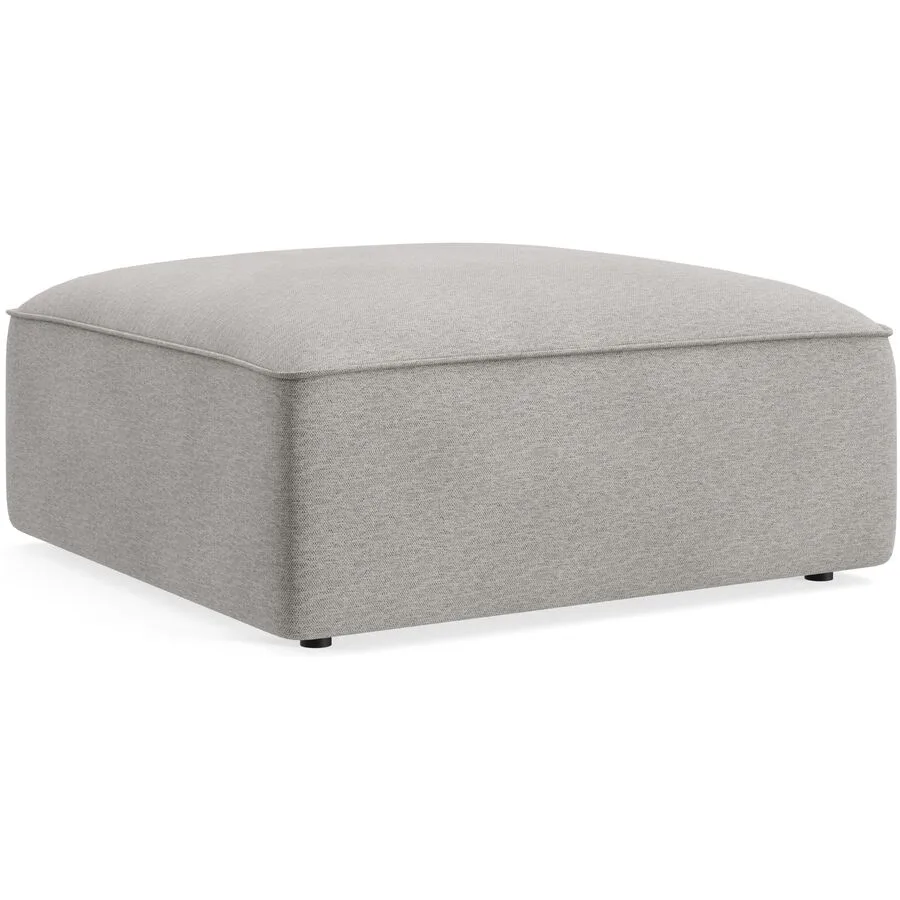 Hocker Melon Stoff YAGER - 3/1 light grey B 98 T 93 cm - Möbel Konfigurator: Traummöbel individuell zusammenstellen