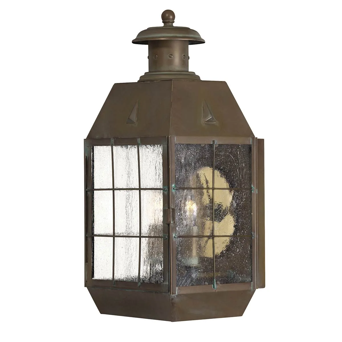 Elstead Lighting - Nantucket 42cm - Fasadbelysning - Antikmässing