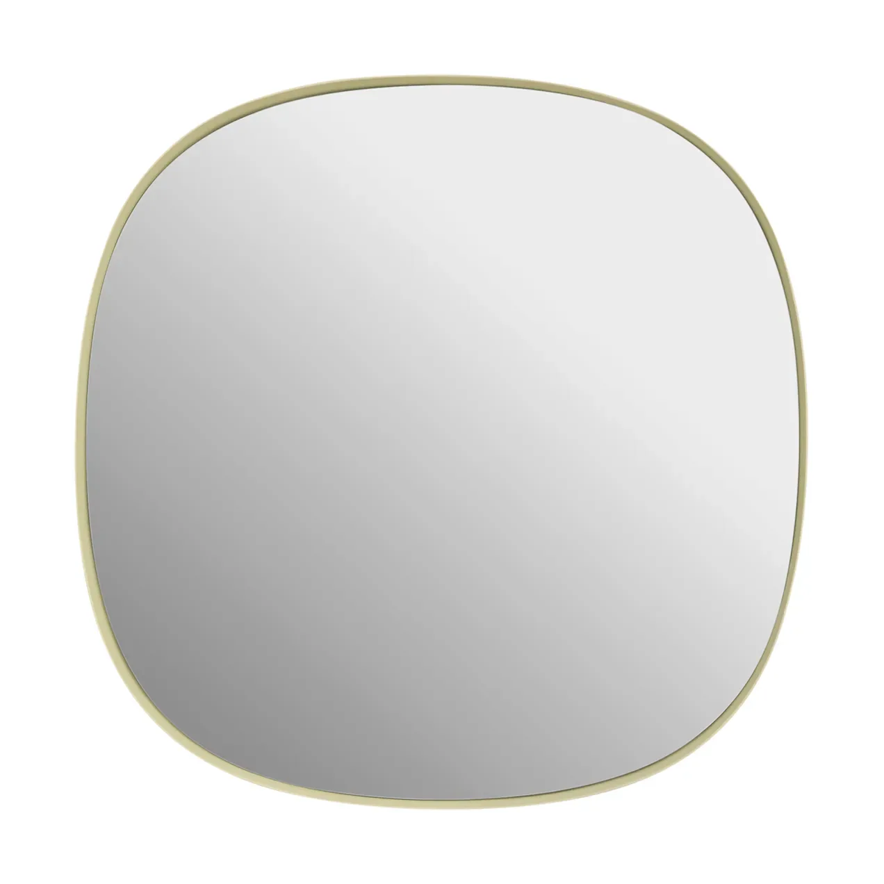 Muuto Framed Spiegel Light yellow-clear, 40x40 cm