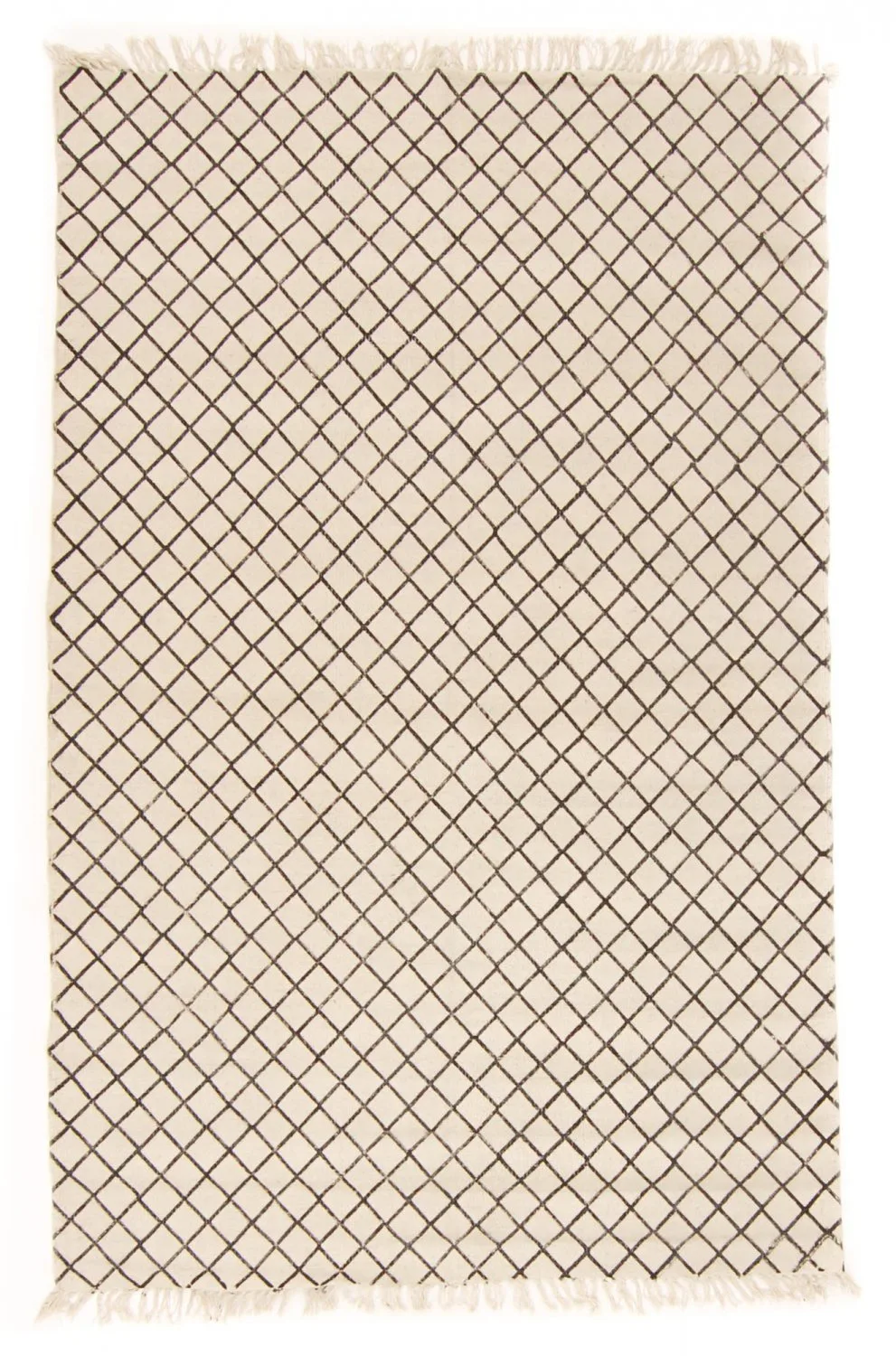Filleryer - Agadir (sort/hvit) (Størrelse: 200 x 300 cm)