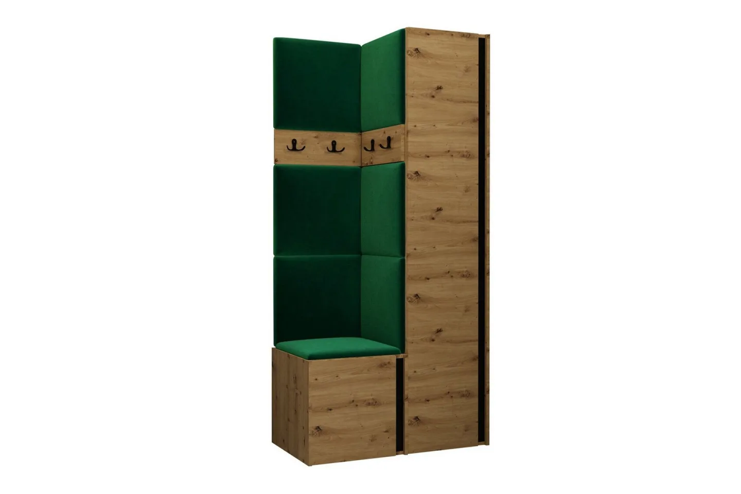 Dunvegan Highboard Green/Brown -