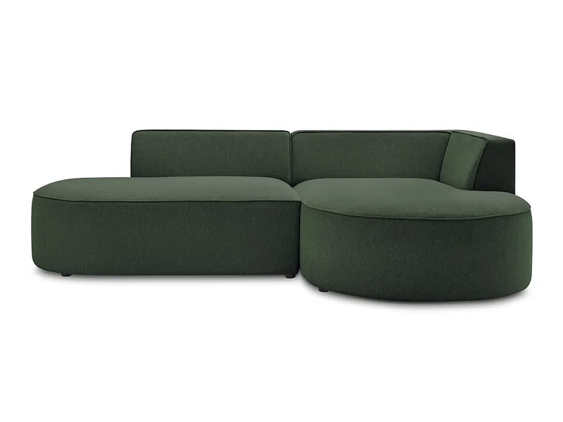 Ecksofa BOBOCHIC ROUSSEAU Stoff chiniert grün