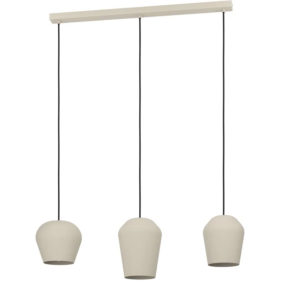 Eglo Pendellampe Cambaito Beige Stahl 19.5 cm 110 cm - Farbe: sand