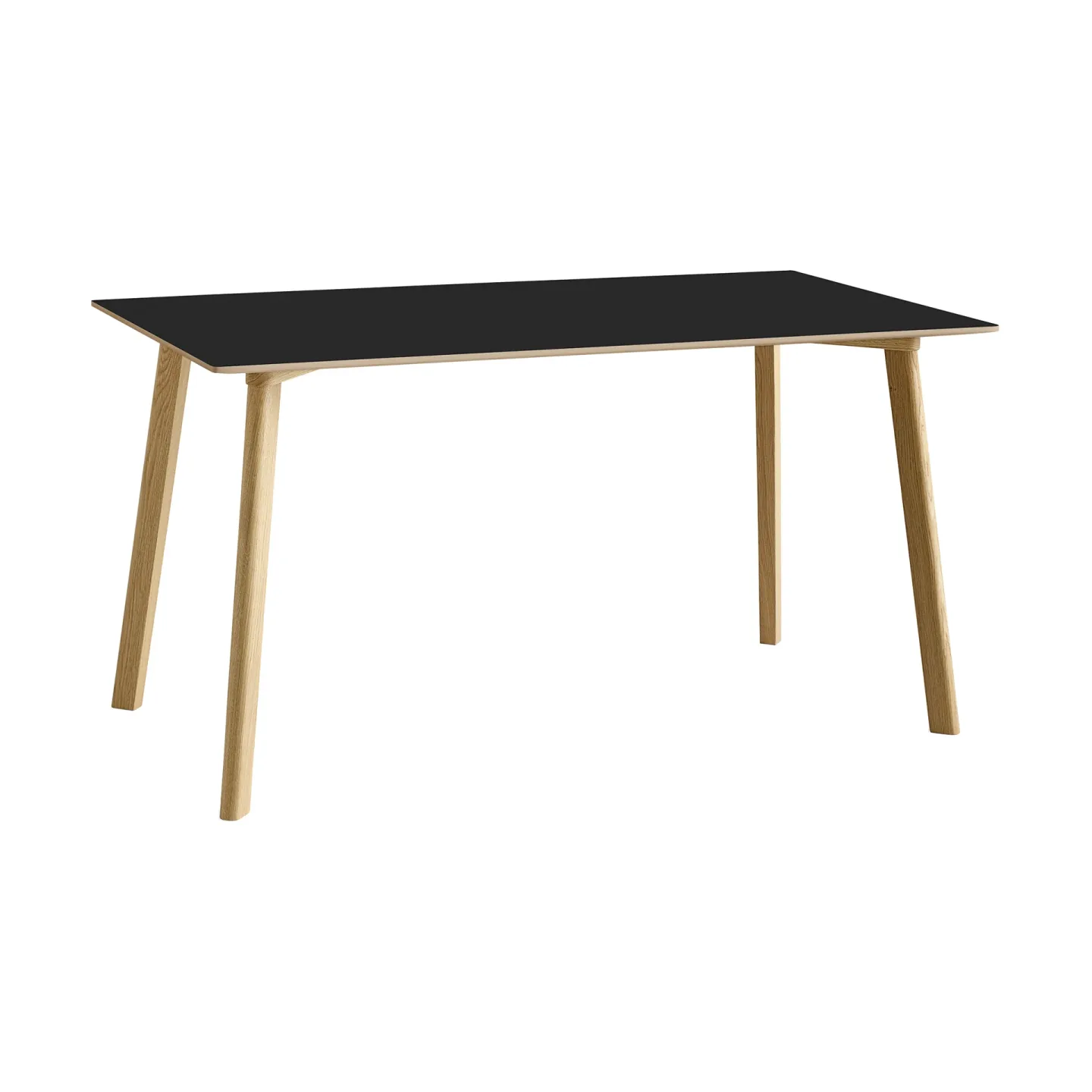 HAY CPH210 Deux 2.0 bord 75x140 cm Black laminate-lacquered oak